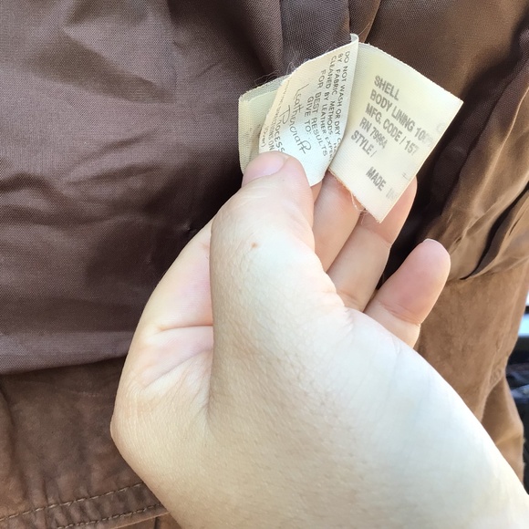 Comint Brown Genuine Leather Jacket Vintage - Picture 6 of 16